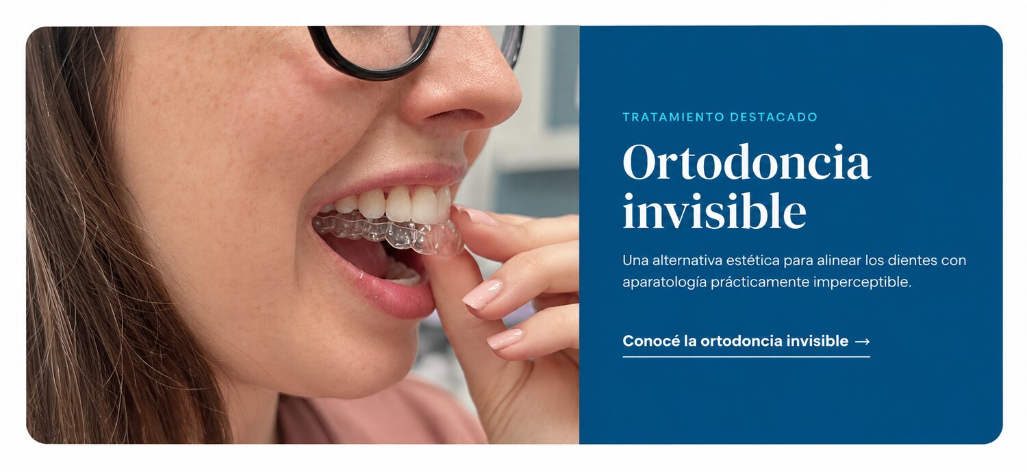 Ortodoncia invisible con alineadores transparentes